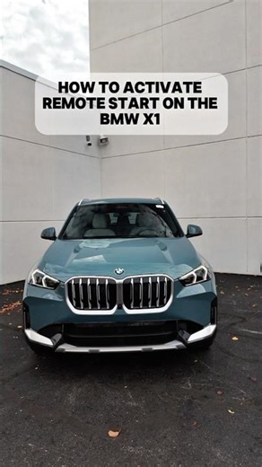 Activating remote start: the BMW X1 #cartutorials #bmw #bmwx1 #howto #remotestart