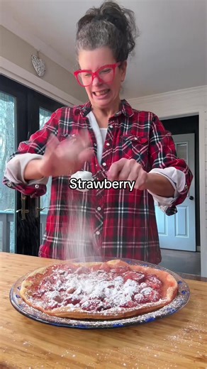 Strawberry Puff Pastry Galette Recipe