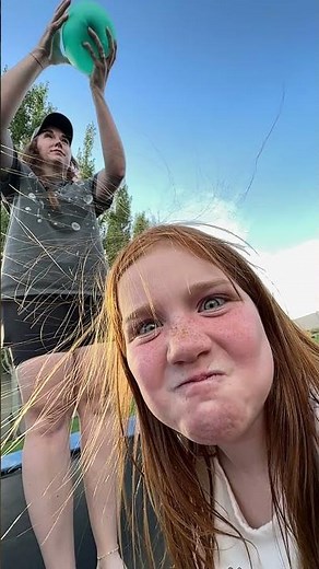 SUMMER SPLASHDOWN!! Adley's Backyard water balloon explosion with Mom!! #shorts