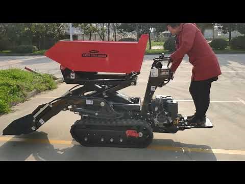 Electric Wheelbarrow Electric Power Barrow BY800 operation video