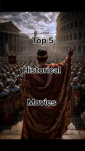 Top 5 Historical Movies You Must Watch! 🏛️⚔️ #historycalvideo #gladiator # #battlescene