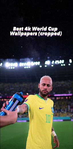 Epic World Cup Vibes with Messi, Ronaldo, and Neymar | 4K Wallpaper Collection