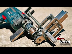 Making Versatile Drill Attachments with Knurling Tools