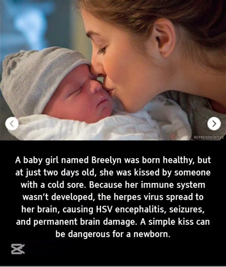 Woman who gave a child a disease