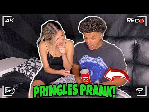 PRINGLES PRANK ON EX-GIRLFRIEND GONE WRONG! *she put hot sauce on it*