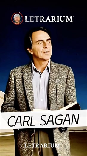 365K views · 8.8K reactions | Carl Sagan (1934-1996) fue un astrónomo, divulgador científico y escritor estadounidense. Popularizó la ciencia con la serie «Cosmos» y defendió la búsqueda de vida extraterrestre mediante el proyecto SETI. Su enfoque humanista y su capacidad para maravillar al público lo convirtieron en una figura única. #citas #literatura #escritores #education #philosophy | Letrarium | Facebook