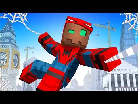 I became Spiderman for 1 day in Minecraft!