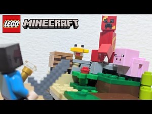 LEGO Minecraft Exploding Creeper set made even more compact