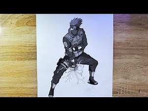 Drawing kakashi Hatake [full body| pencil sketch