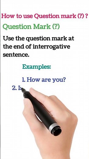 How to use a question mark ? | English grammar ‪@englishwalididi‬