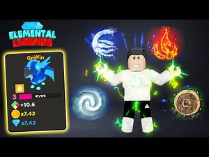 Elemental Legends 🔥 ماب التحكم فى العناصر و كسبت بت نادر جدا