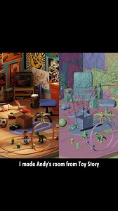 artist 3D @viscous.realm đã tái tạo lại căn phòng của Andy trong Toy Story bằng Blender, từ mô hình dây nhợ rối rắm đến cảnh hoàn thiện đẹp mắt. | PikLab