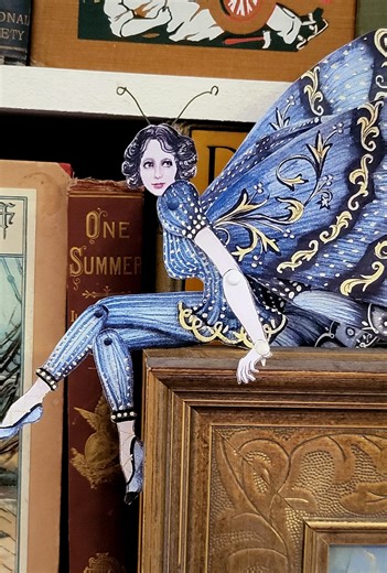 Butterfly Paper Doll Template, Articulated Printable (digital Download) - Etsy