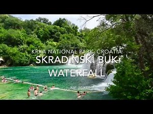 Skradinski Buk Waterfall in Krka National Park, Croatia