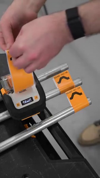 Airplane tag style labels on the P1L Tagger Printer - coming March 12! | Reekon Tools