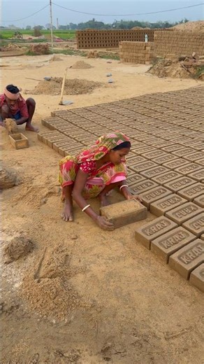 🧱 How Strong Bricks Are Made in Village | Full Process 👌#brickmaking