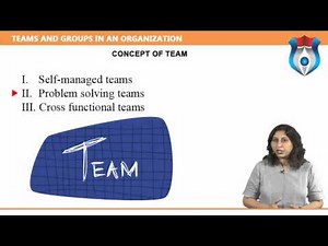 TEAMS AND GROUPS IN AN ORGANIZATION