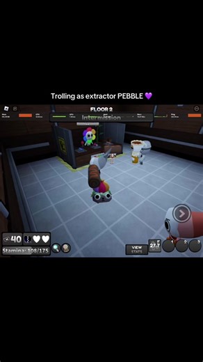 Trolling as Extractor in Pebble Dandy's World