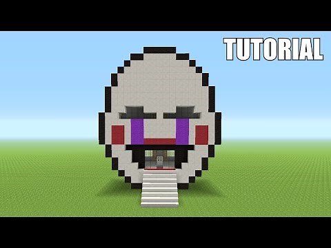 Minecraft Tutorial: How To Make A Marionette Head "Five Night's At Freddy's"!! (Survival House)