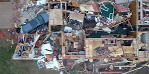 Drone video captures devastating extent of destruction from deadly Oklahoma tornadoes