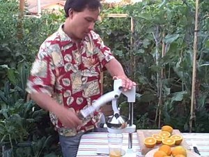 Hand Operated Olympus Citrus Press - The Best Orange Lemon Juice Extractor