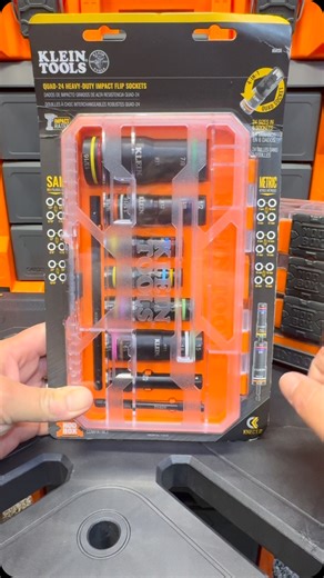 Tooling With Newman on Instagram: "@klein_tools 656QS KNECT Spring-loaded Quad Socket My new go-to for impact-rated, deep-well, heavy-duty work 💥 SAE & Metric 💥 4-in-1 color-coded design 💥 1/4” & 3/8” drive 💥 3.5” & 6.5” interchangeable shafts #KleinTools #QuadSocket #ToolTok #MechanicLife #SocketSet #ToolReview #ProTools #ImpactReady"