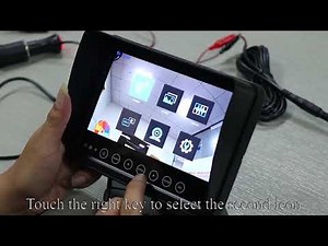 Yakry Y34 HD 1080P Wireless Backup Camera Waterproof 7 Inch Monitor for RVs,Forklift,Boat