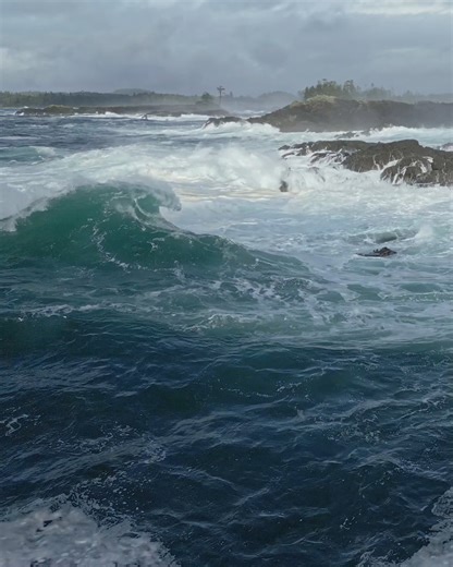 New long edit of waves on the rocks near Ampthitrite Lighthouse in Ucluelet, Vancouver Island coming soon! I was going through some old project files and found a half-complete long edit that I must have been distracted from by a client project. So I'll finish it in the next few days and put it on the YouTube channel in widescreen, 4K along with all the other longer videos. #Ucluelet #Tofino #VancouverIsland | UkeeTube