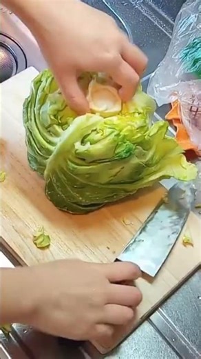 キャベツの芯取る#料理のヒント #料理 #主婦vlog #主婦の一日 #主婦の日常 #キッチンリセット
