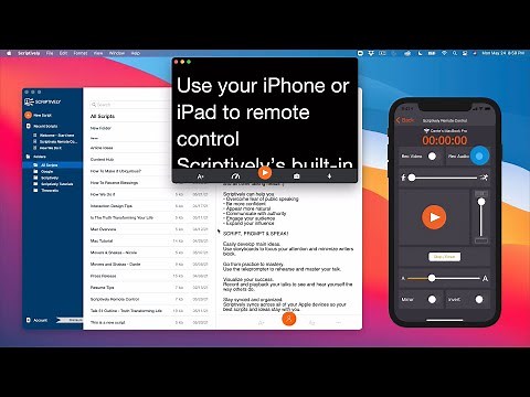 Scriptively - How to use the Remote Control Teleprompter