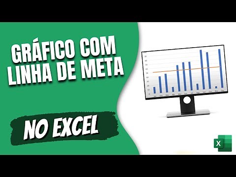 Excel Gráfico com linha de meta