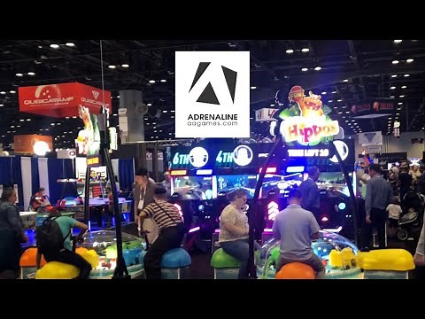 Adrenaline Amusements Arcade Booth Tour At IAAPA Expo 2022