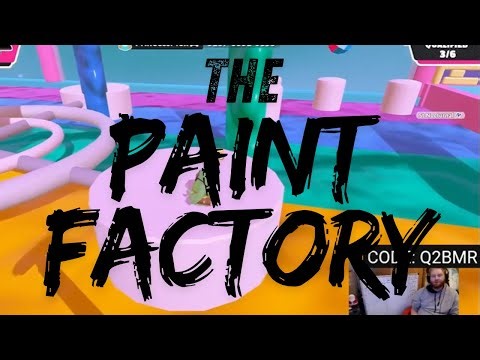 Fall Guys Custom Map | Course | THE PAINT FACTORY | 518
