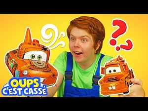 Martin et son frère jumeau! Jeux pour enfants avec voitures du dessin animé Cars.