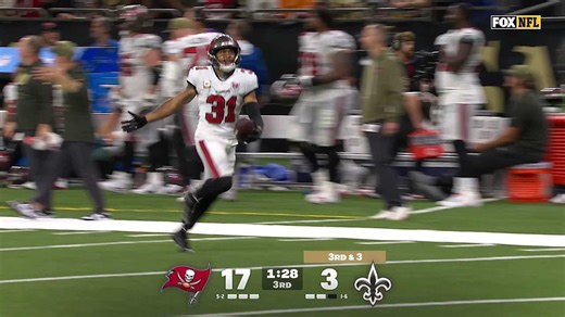 Winfield's strip-pick of Chris Olave marks the fourth turnover for the Saints