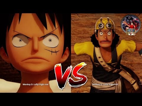 Luffy vs Usopp Full Fight Cutscene – One Piece Pirate Warriors 4
