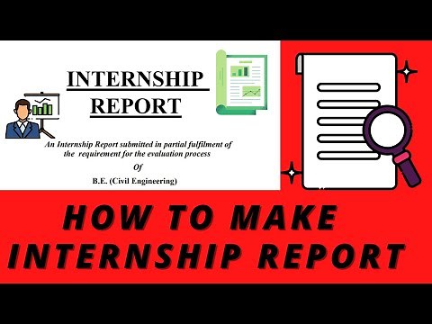 how to make an internship report for B.E student ,how to write report . summer traning report