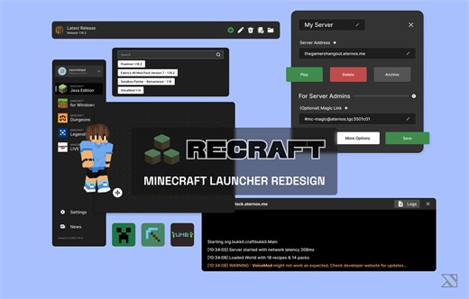 Minecraft-Launcher-Redesign