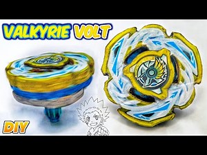 Making Valkyrie Volt CX Beyblade DIY with Cardboard⚡️