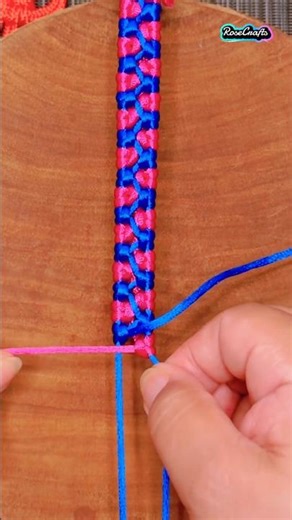 Easy macrame friendship bracelet #remix #shorts #diy #bracelet #handmade #knot #tutorial #design