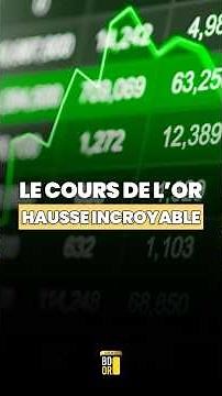 Le cours de l'or décolle vers un nouveau record historique💥