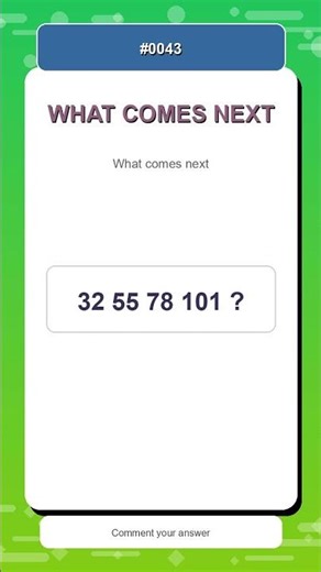 What Comes Next Puzzle #0043 | Quick Logic Practice