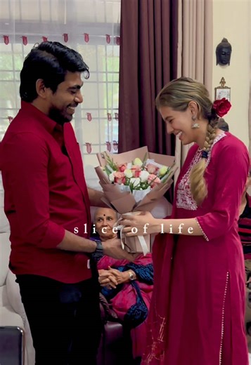 It’s been a year since the ponnu paarkaradhu ceremony, a moment when you showed how deeply committed you are. Since that day, our journey has been filled with meaningful moments and a love that keeps growing stronger. I LOVE YOU DI @Karnan 💘💘