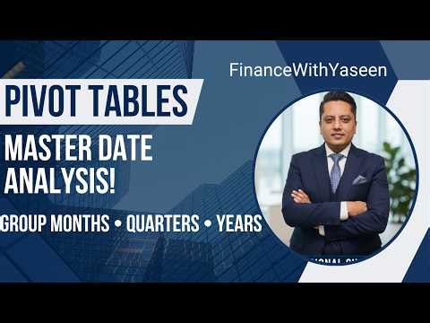 Excel Pivot Table Date Grouping Tutorial | Group Dates by Month, Quarter & Year