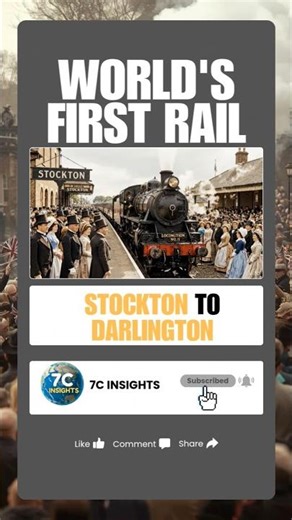 ఇంగ్లాండ్ లో ప్రారంభమైన మొదటి రైలు | Locomotion No.1 #history #railways