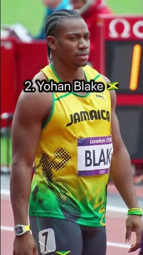 Top 5 fastest humans in the entire world 🌍🏃‍♂️⚡️ #miahmooooo #fastestmanalive #100meter