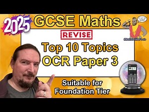GCSE Maths OCR Paper 3 - Top 10 Topics to Revise - Predicted Paper November Resits 2025 - Foundation