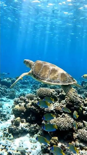 Maldives Blue Ocean 🐠 | Stunning Underwater Fish View 🌊✨