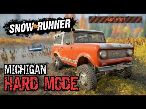 #5 Let's play // Snowrunner -- HARD MODE -- Michigan [NO COMMENTARY]