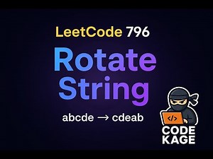 LeetCode 796 | Rotate String | Step-by-Step Explanation + Java Solution | HINDI